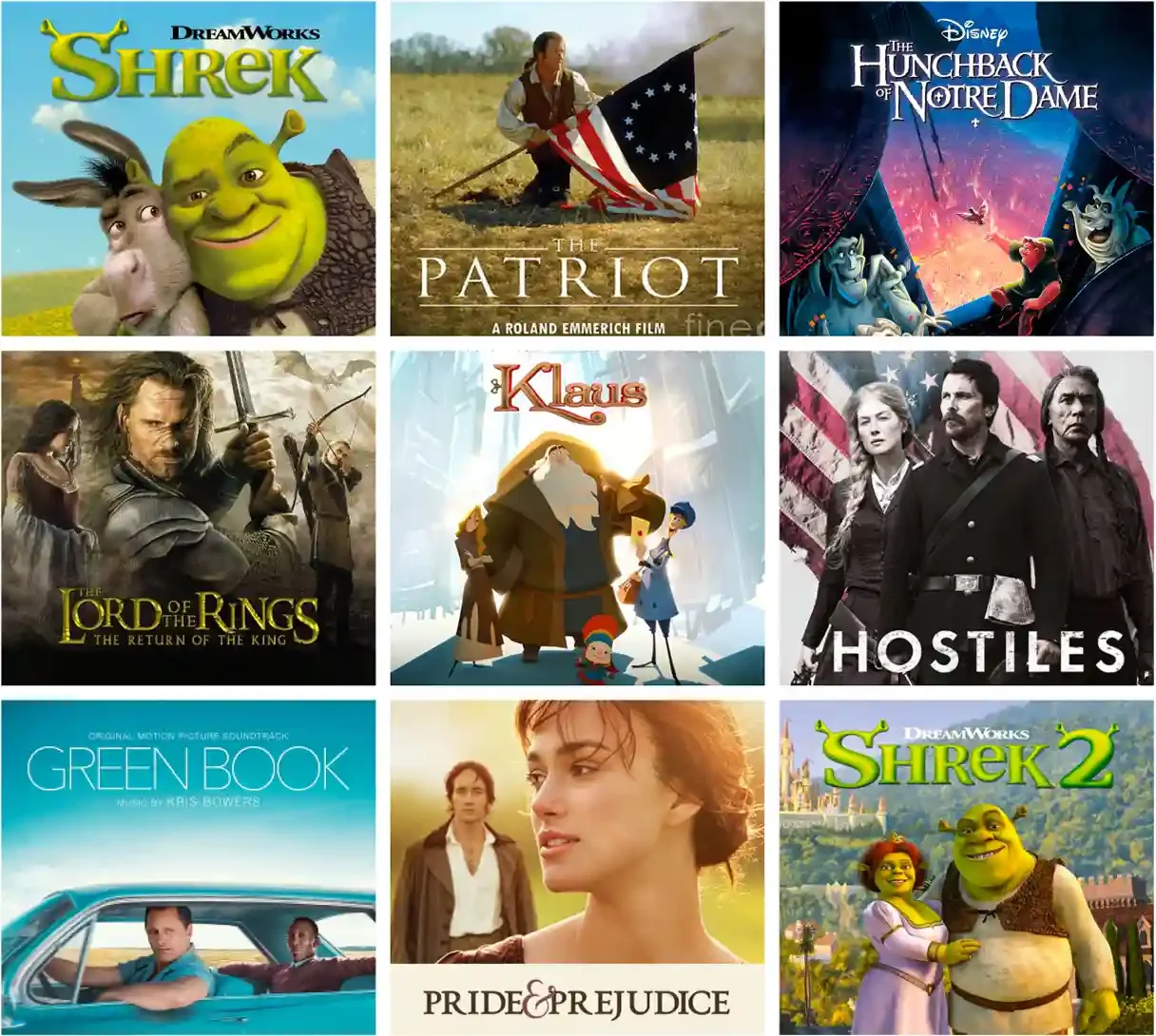 Janet's Favorite movies