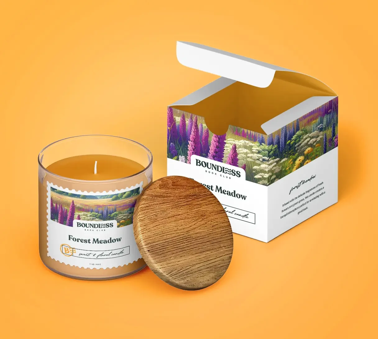 Boundless forest travel candle