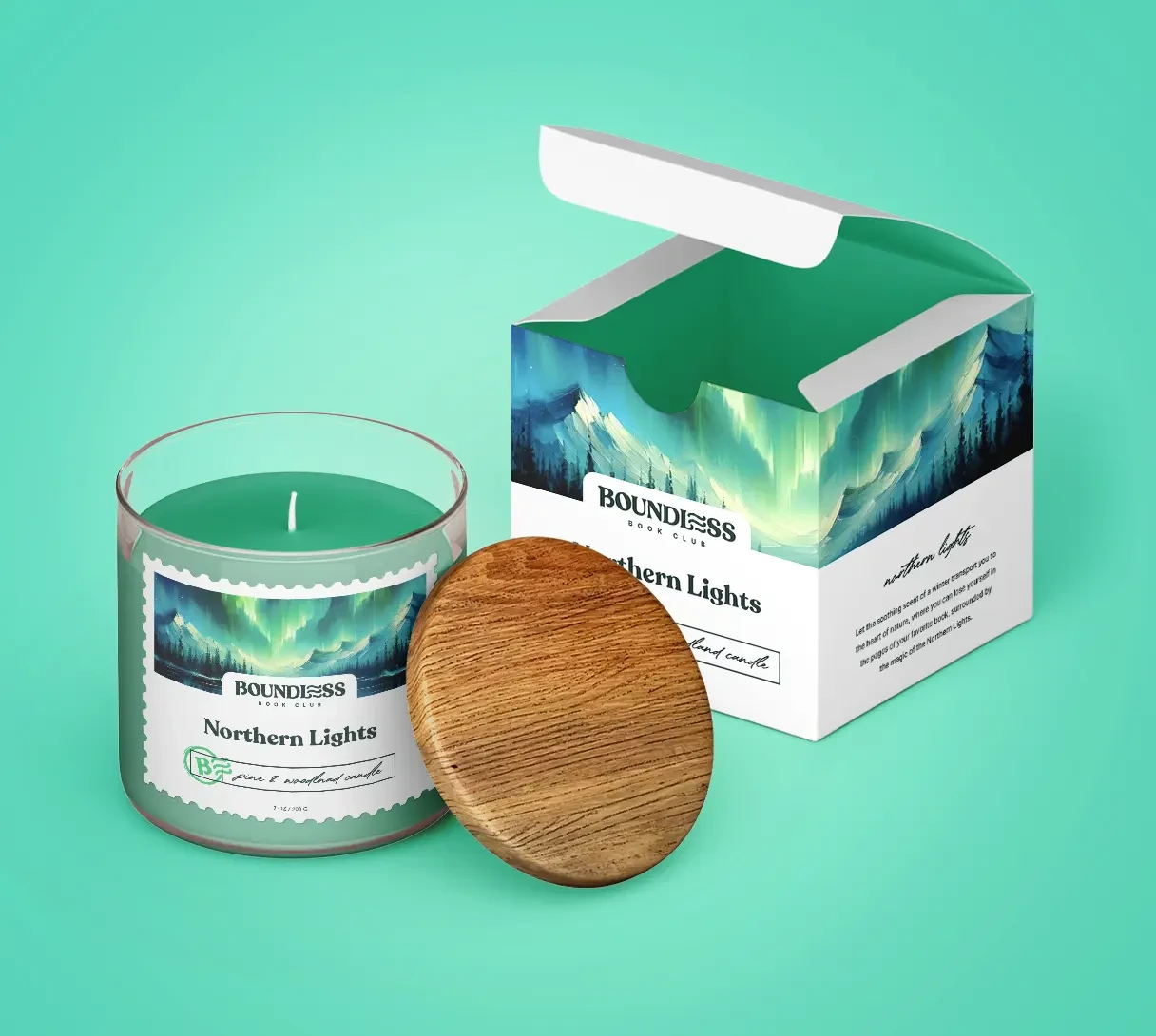 Boundless Northern Lights Candle