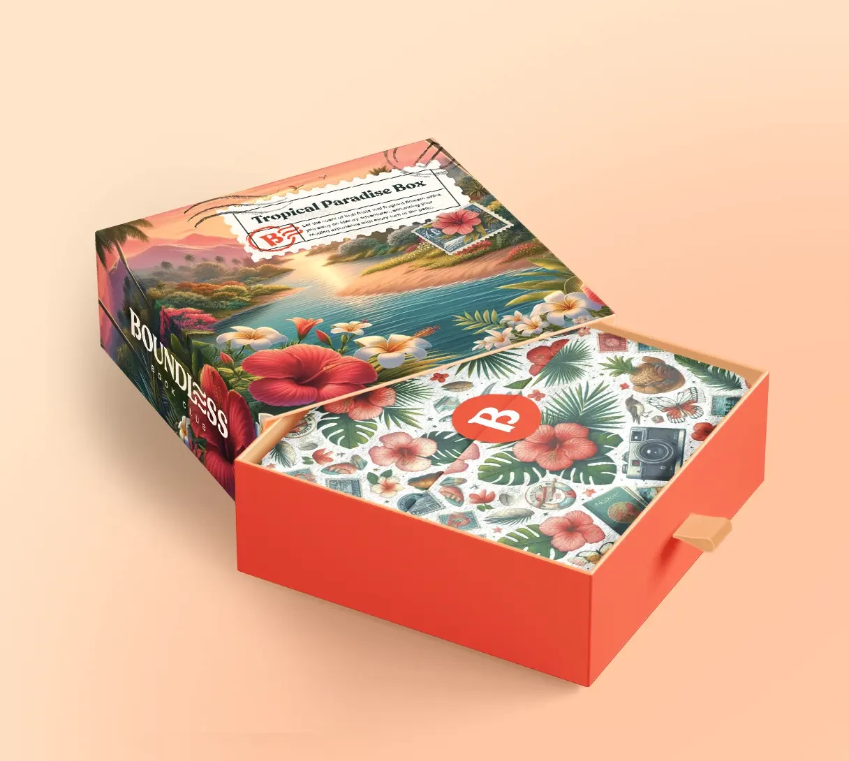 Boundless tropical travel box