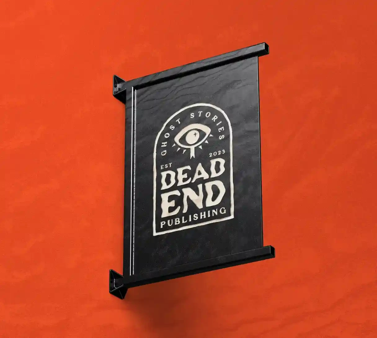 Dead End Publishing metal sign