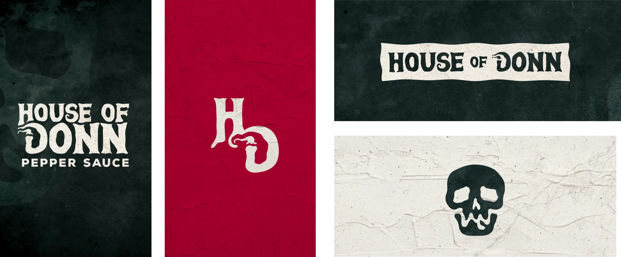 House of Donn logos feature